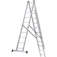 Лестница-стремянка Новая высота NV 123 алюминиевая трёхсекционная 3x10 ступеней - Превью изображения №10 — Интернет-магазин Time-Shop