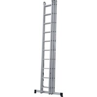 Лестница-стремянка Новая высота NV 123 алюминиевая трёхсекционная 3x10 ступеней - Превью изображения №12 — Интернет-магазин Time-Shop