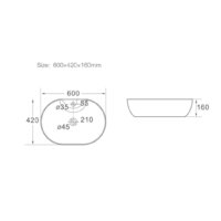 Умывальник SantiLine SL-1023 - Превью изображения №2 — Интернет-магазин Time-Shop