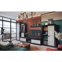 Тумба КМК Мебель 2Я Лондон 0467.1 (дуб кентерберри-сосна натуральная) - Превью изображения №2 — Интернет-магазин Time-Shop