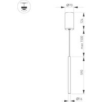 Подвесная люстра Arlight SP-Umbra-Hang-V-L600-10W Day4000 036947(1) - Превью изображения №2 — Интернет-магазин Time-Shop