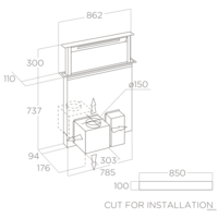 Кухонная вытяжка Elica Getup BL Mat/A/90 PRF0162784 - Превью изображения №3 — Интернет-магазин Time-Shop