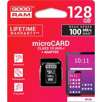 Карта памяти GOODRAM M1AA microSDXC M1AA-1280R12 128GB (с адаптером) - Превью изображения №4 — Интернет-магазин Time-Shop