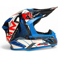 Мотошлем AIM RH855 Carbon Razor RH855R-DBR-L (L, синий/красный) - Превью изображения №5 — Интернет-магазин Time-Shop