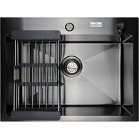 Кухонная мойка MARRBAXX B6045-R (черный/графит) - Превью изображения №2 — Интернет-магазин Time-Shop