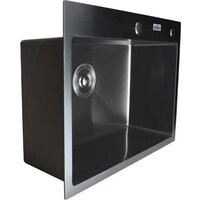 Кухонная мойка MARRBAXX B6045-R (черный/графит) - Превью изображения №3 — Интернет-магазин Time-Shop