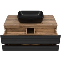  Brevita Тумба под умывальник Dakota 100 DAK-09100-19/02-2Я - Превью изображения №3 — Интернет-магазин Time-Shop