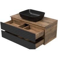  Brevita Тумба под умывальник Dakota 100 DAK-09100-19/02-2Я - Превью изображения №4 — Интернет-магазин Time-Shop