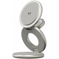 Беспроводное зарядное Magssory Signature Disc Pro для Apple 3 в 1 WCH073 (титановый) - Превью изображения №2 — Интернет-магазин Time-Shop