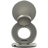 Беспроводное зарядное Magssory Signature Disc Pro для Apple 3 в 1 WCH073 (титановый) - Превью изображения №3 — Интернет-магазин Time-Shop