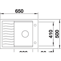 Кухонная мойка Blanco Elon 45 S (кофе) 524823 - Превью изображения №2 — Интернет-магазин Time-Shop