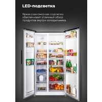 Холодильник side by side MAUNFELD MFF177NFSB - Превью изображения №30 — Интернет-магазин Time-Shop