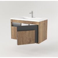  Дабер Тумба под умывальник 016 Cersanit Como 70 Т16.7C.0.22_light (с подсветкой, дуб галифакс/серый) - Превью изображения №2 — Интернет-магазин Time-Shop