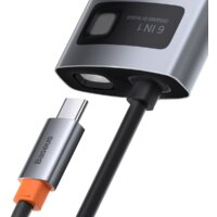 Док-станция Baseus Metal Gleam Series 6-in-1 Multifunctional USB Type C CAHUB-CW0G - Превью изображения №6 — Интернет-магазин Time-Shop