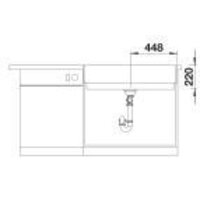 Кухонная мойка Blanco Vintera XL 9-UF 526803 (мягкий белый) - Превью изображения №6 — Интернет-магазин Time-Shop