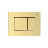 Инсталляция для унитаза Roxen для приставного унитаза Attach с кнопкой смыва 968403 (брашированное золото) - Превью изображения №5 — Интернет-магазин Time-Shop