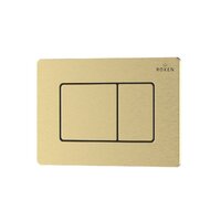 Инсталляция для унитаза Roxen для приставного унитаза Attach с кнопкой смыва 968403 (брашированное золото) - Превью изображения №6 — Интернет-магазин Time-Shop