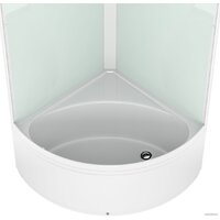 Душевая кабина Domani-Spa Simple 99 High Eco DS01EcSm99HWCl00-V1.2 (белый/прозрачное стекло) - Превью изображения №2 — Интернет-магазин Time-Shop