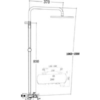 Душевая система  Kern Kern 5077 (матовое золото) - Превью изображения №2 — Интернет-магазин Time-Shop