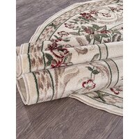 Ковер для жилой комнаты Merinos Colizey D057-OVAL-CREAM (1.5х2.3) - Превью изображения №3 — Интернет-магазин Time-Shop