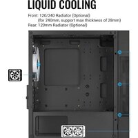 Корпус AeroCool Atomic Lite-G-BK-V2 - Превью изображения №16 — Интернет-магазин Time-Shop