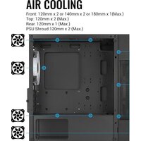 Корпус AeroCool Atomic Lite-G-BK-V2 - Превью изображения №17 — Интернет-магазин Time-Shop