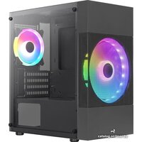 Корпус AeroCool Atomic Lite-G-BK-V2 - Превью изображения №5 — Интернет-магазин Time-Shop
