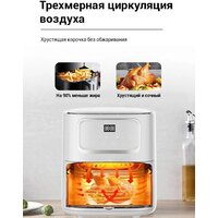 Аэрогриль (аэрофритюрница) KaringBee SZ-A805 (белый) - Превью изображения №3 — Интернет-магазин Time-Shop