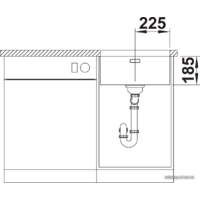 Кухонная мойка Blanco Solis 450-U 526120 (полированная) - Превью изображения №4 — Интернет-магазин Time-Shop