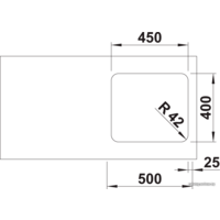Кухонная мойка Blanco Solis 450-U 526120 (полированная) - Превью изображения №3 — Интернет-магазин Time-Shop