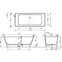 Ванна Эстет Манхэттен 175x77 ФР-00006566 - Превью изображения №5 — Интернет-магазин Time-Shop