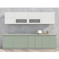 Интерлиния Мила Матте 3.0 А (белый/мята/опал светлый)