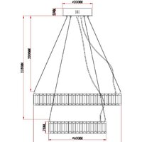 Подвесная люстра Moderli Asti V10735-PL - Превью изображения №2 — Интернет-магазин Time-Shop