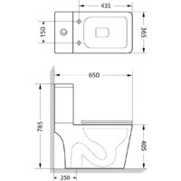 Унитаз напольный Lauter W09 S-TRAP с полипропиленовым сиденьем и микролифтом 21900003 (вертикальный выпуск) - Превью изображения №13 — Интернет-магазин Time-Shop