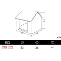 Домик Pinkaholic Zinnia House NASA-AU7406-IV-FR (розовый) - Превью изображения №4 — Интернет-магазин Time-Shop