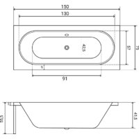 Ванна Lauter Ava 150х75 21208050 - Превью изображения №28 — Интернет-магазин Time-Shop
