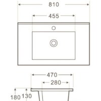 Умывальник WeltWasser Deilbach 7506-80 - Превью изображения №3 — Интернет-магазин Time-Shop