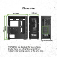 Корпус Raijintek Arcadia III V2 - Превью изображения №4 — Интернет-магазин Time-Shop