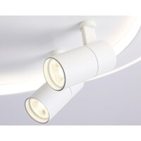 Припотолочная люстра Ambrella light FL51391/1+2 WH - Превью изображения №7 — Интернет-магазин Time-Shop