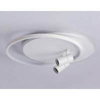 Припотолочная люстра Ambrella light FL51391/1+2 WH - Превью изображения №6 — Интернет-магазин Time-Shop