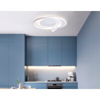 Припотолочная люстра Ambrella light FL51391/1+2 WH - Превью изображения №8 — Интернет-магазин Time-Shop