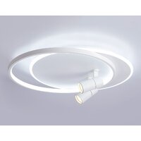 Припотолочная люстра Ambrella light FL51391/1+2 WH - Превью изображения №3 — Интернет-магазин Time-Shop