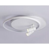 Припотолочная люстра Ambrella light FL51391/1+2 WH - Превью изображения №5 — Интернет-магазин Time-Shop