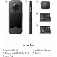 Экшен-камера Insta360 X4 Air Starter Bundle (черный) - Превью изображения №11 — Интернет-магазин Time-Shop