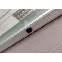  Пекам Зеркало Marta 1 80x70 marta1-80x70dpcl (с подсветкой, сенсором на взмах руки, подогревом и часами) - Превью изображения №5 — Интернет-магазин Time-Shop