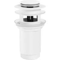 Умывальник Lauter 21571 + клапан 21190W + сифон 21635W (белый матовый) - Превью изображения №15 — Интернет-магазин Time-Shop