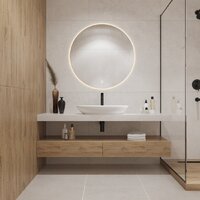 Умывальник Lauter 21571 + клапан 21190W + сифон 21635W (белый матовый) - Превью изображения №7 — Интернет-магазин Time-Shop