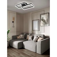 Припотолочная люстра Aitin Pro L71140/2 (черный) - Превью изображения №2 — Интернет-магазин Time-Shop