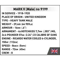 Конструктор Cobi Historical Collection Great War Mark V no 9199 - Превью изображения №8 — Интернет-магазин Time-Shop