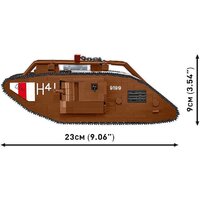 Конструктор Cobi Historical Collection Great War Mark V no 9199 - Превью изображения №10 — Интернет-магазин Time-Shop